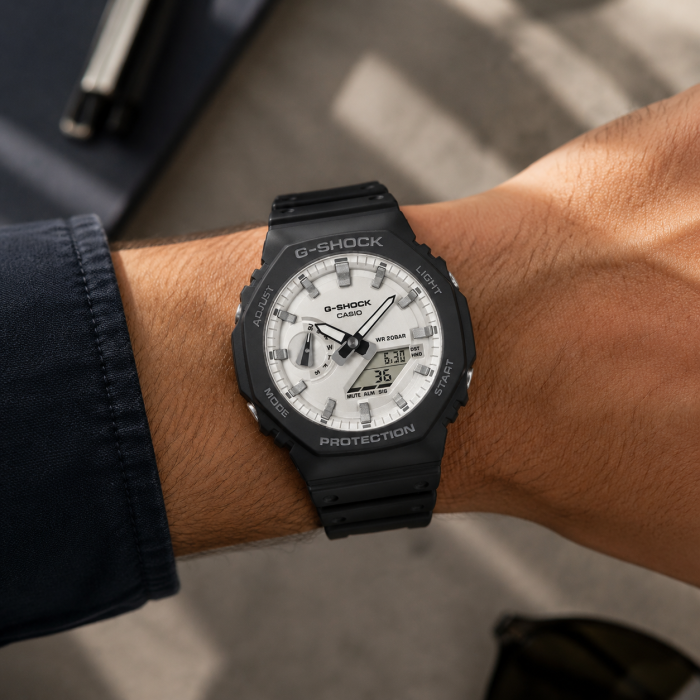 ساعت مردانه جی شاک G SHOCK GA-2100Wd-1ADR - Image 3