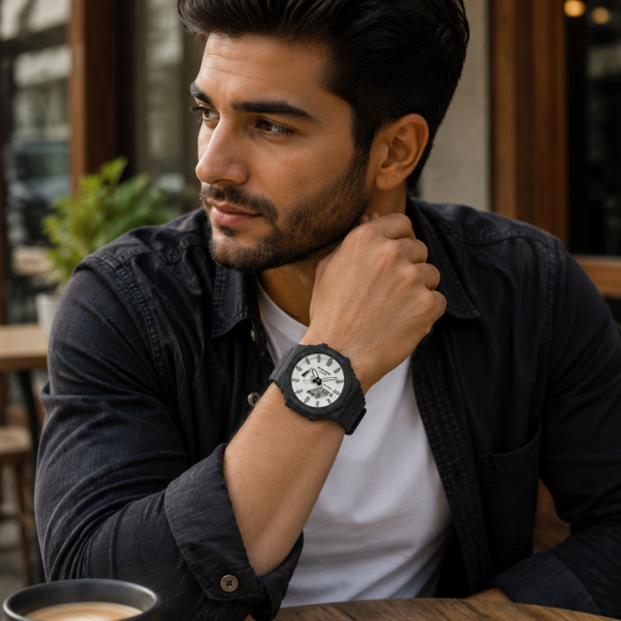 ساعت مردانه جی شاک G SHOCK GA-2100Wd-1ADR - Image 4