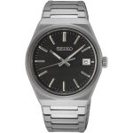 ساعت مردانه سیکو SEIKO SUR557P1 سری کلاسیک برند SEIKO ،موتور کوارتز،ضد آب تا 100 متر،قاب و بند نقره ای صفحه مشکی، دارای نشانگر تاریخ