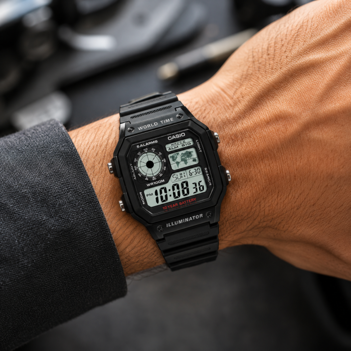 ساعت مردانه کاسیو CASIO AE-1200WH-1AVDF - Image 3