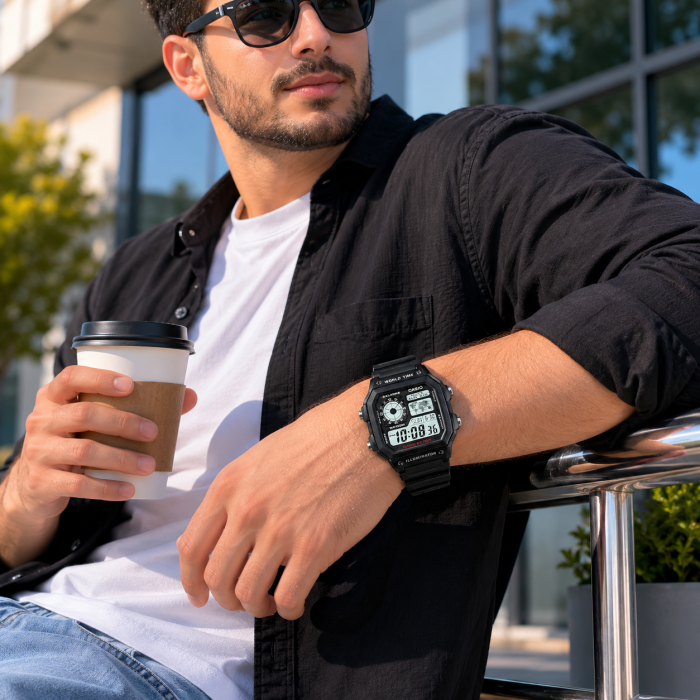 ساعت مردانه کاسیو CASIO AE-1200WH-1AVDF - Image 4