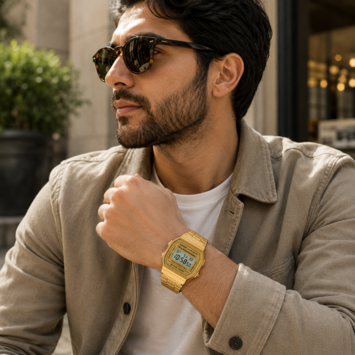 ساعت مردانه کاسیو CASIO A168WG-9WD - Image 5