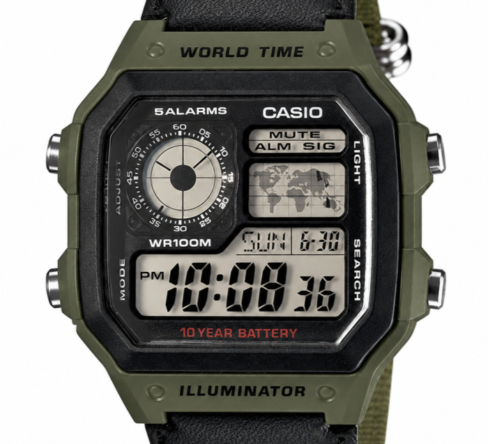 ساعت مردانه کاسیو CASIO AE-1200WHB-3B - Image 2