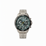 ساعت مردانه کرست 6304-2 استیل با صفحه ای سبز و موتور سه حالته و dual time