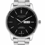 ساعت leecooper مردانه lco8236-390 استیل موتور تک حالته با صفحه بلو بلک - Image 2